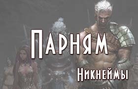 Ники для парней