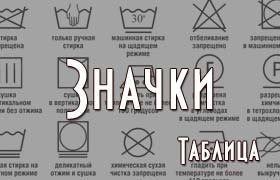 Татлица расшифровки значков